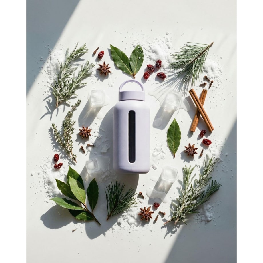 MUUKI DAILY BOTTLE szklana butelka na wodę 720 ml, Quantum Ice