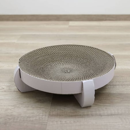 Kerbl Legowisko do drapania dla kota Platinum, 35x35x10 cm, białe