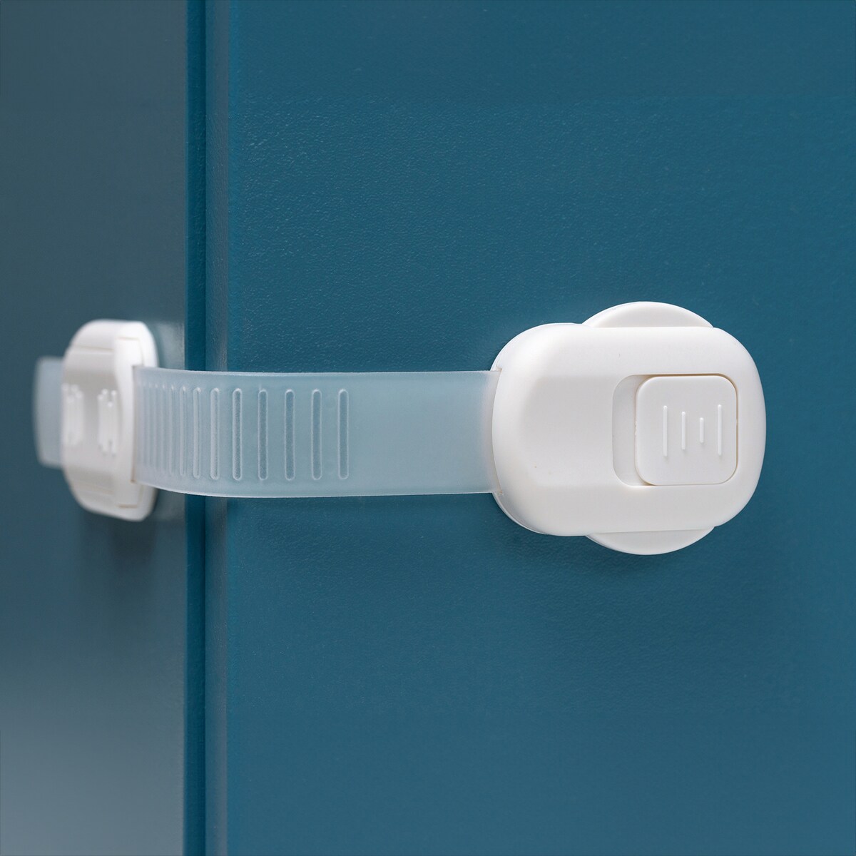 zabezpieczenia szaf i szuflad z podwójnym przyciskiem i regulacją, sipo, zestaw 6 sztuk