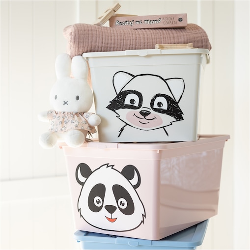 Pojemnik Plastikowy Na Zabawki Z Pokrywą Do Pokoju Dziecka 15 L Szop