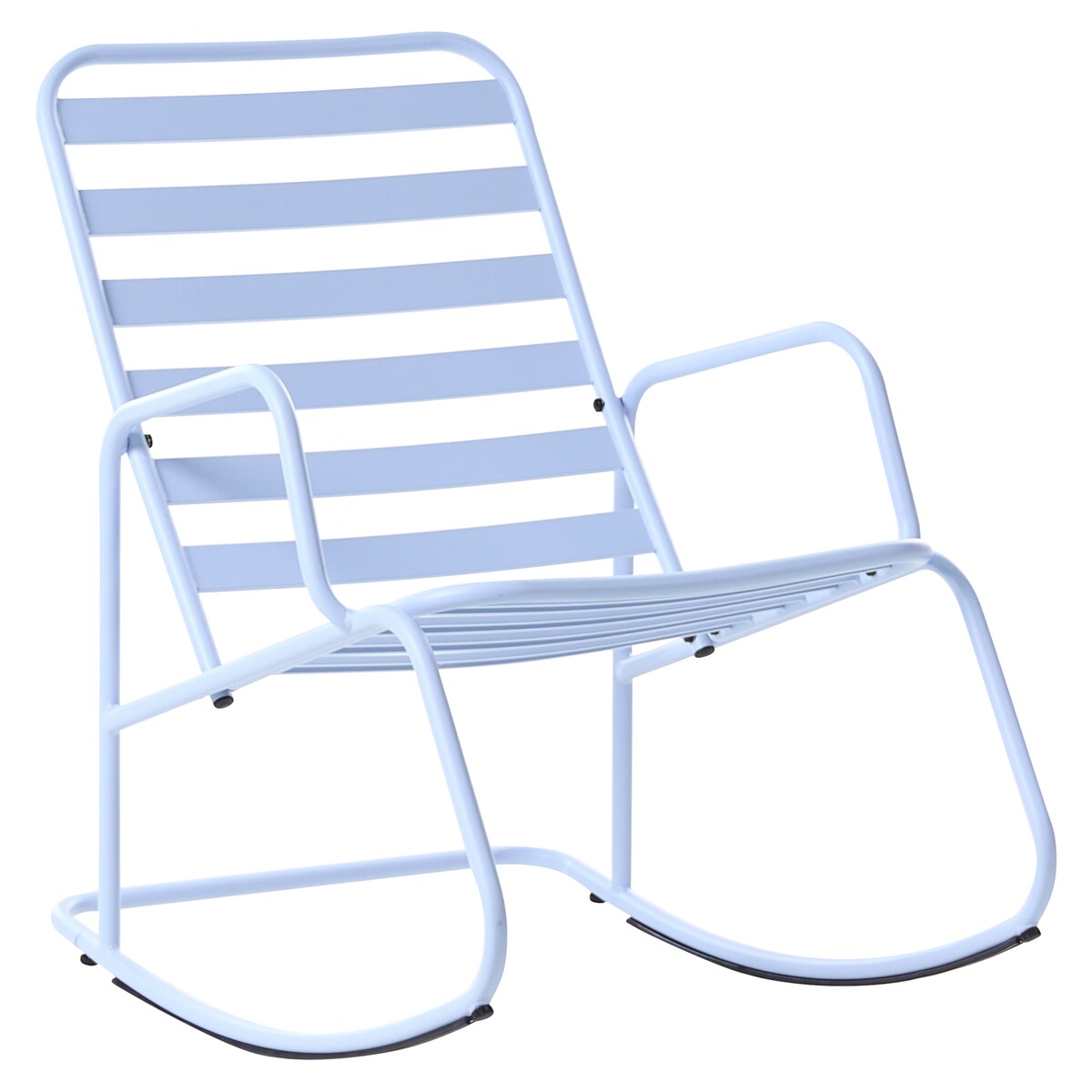 Fotel bujany ogrodowy TURI Metal Błękitny