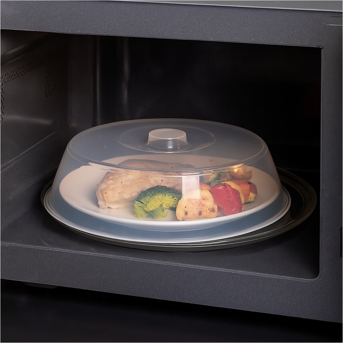 Pokrywa Do Mikrofalówki Przykrywka Do Odgrzewania Jedzenia 24,5Cm