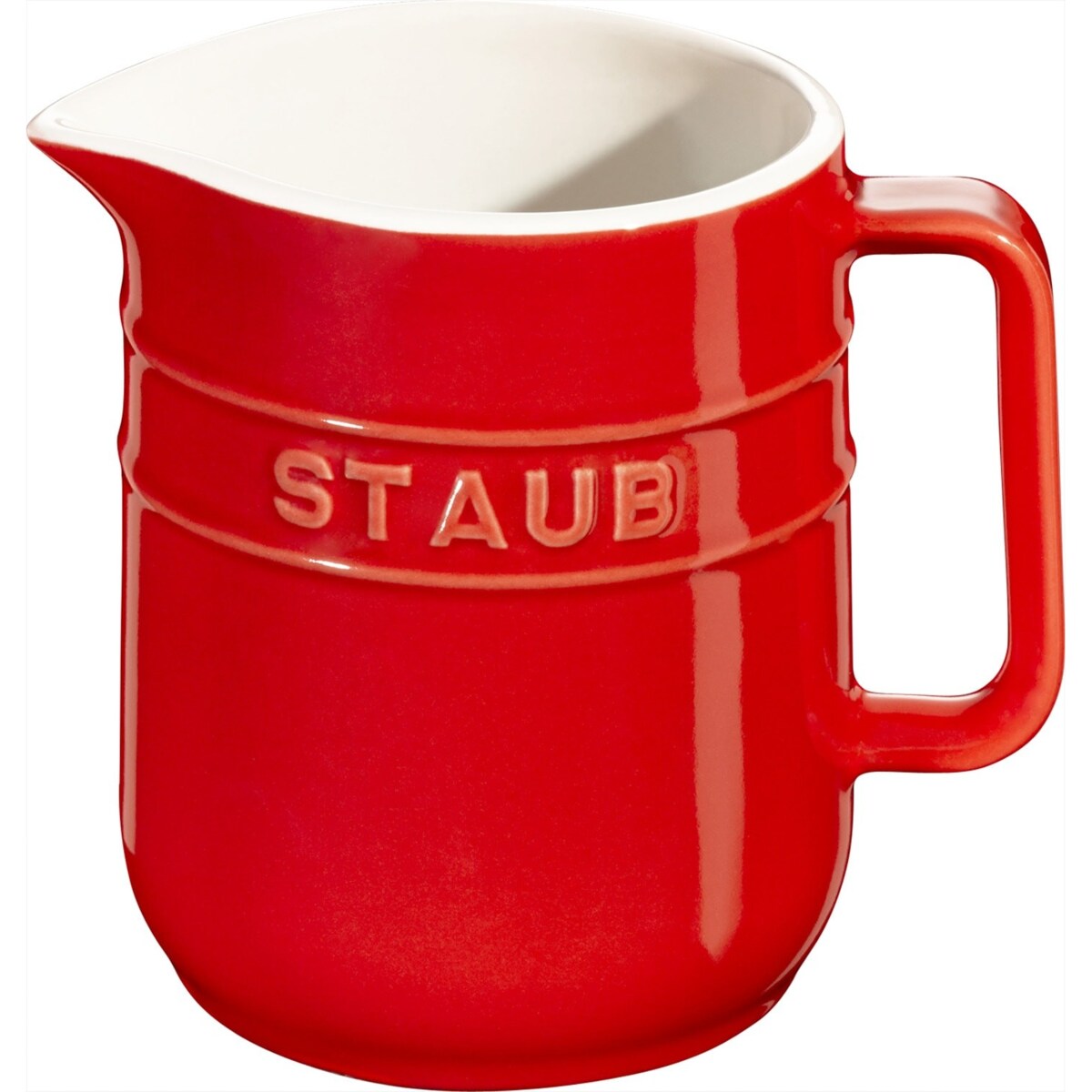 Dzbanuszek do mleka Staub - 250 ml, Czerwony