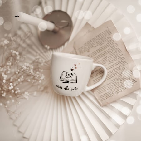 Kubek 300 ml - Czas dla siebie ZŁOTE SERCA