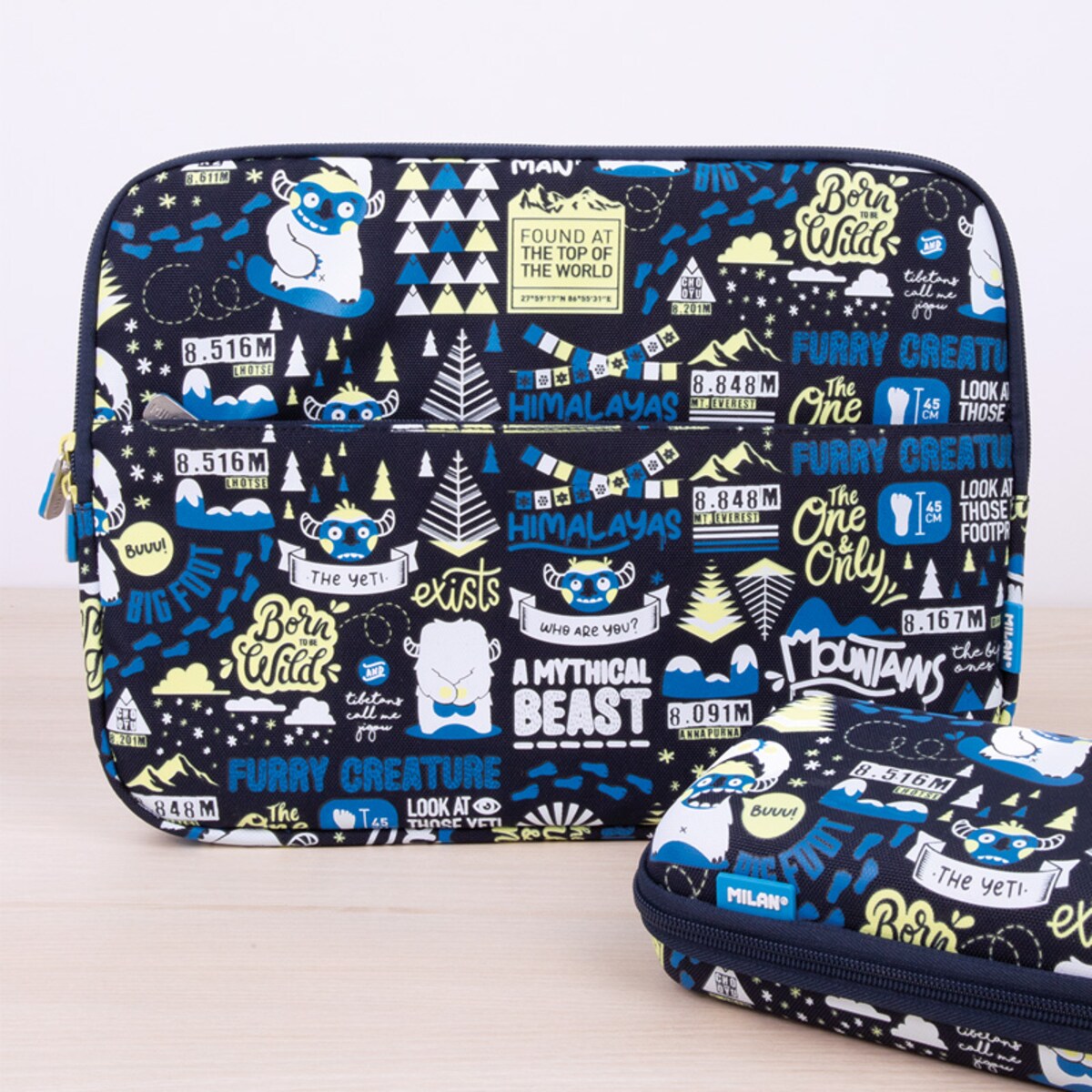 Etui na laptopa 13" MILAN THE YETI 2 granatowe