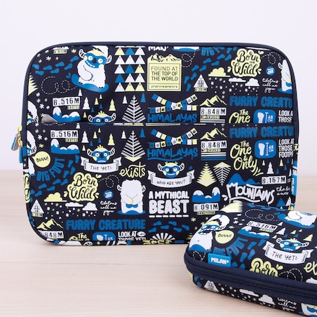 Etui na laptopa 13" MILAN THE YETI 2 granatowe
