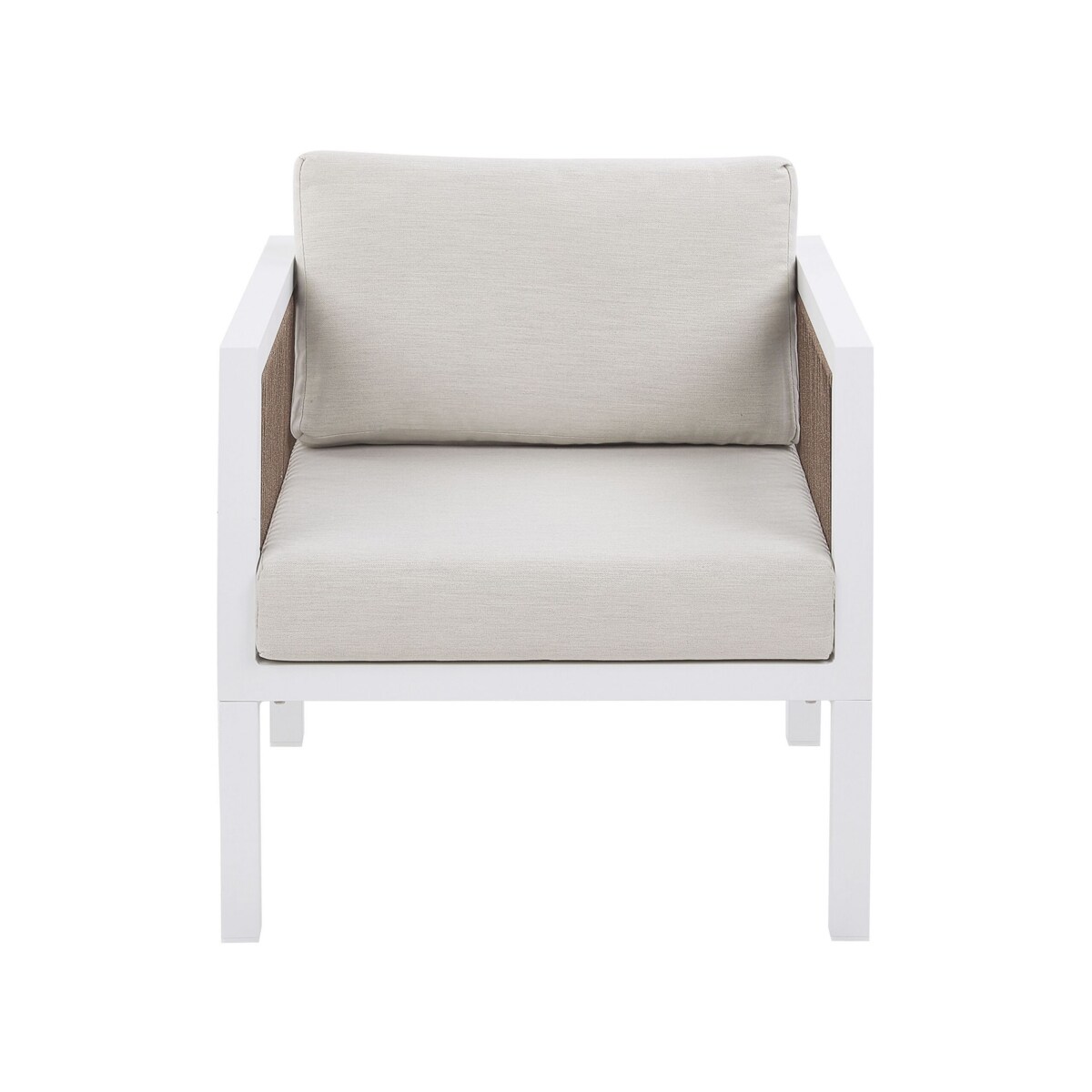 Zestaw ogrodowy 5-osobowy beżowy BORELLO