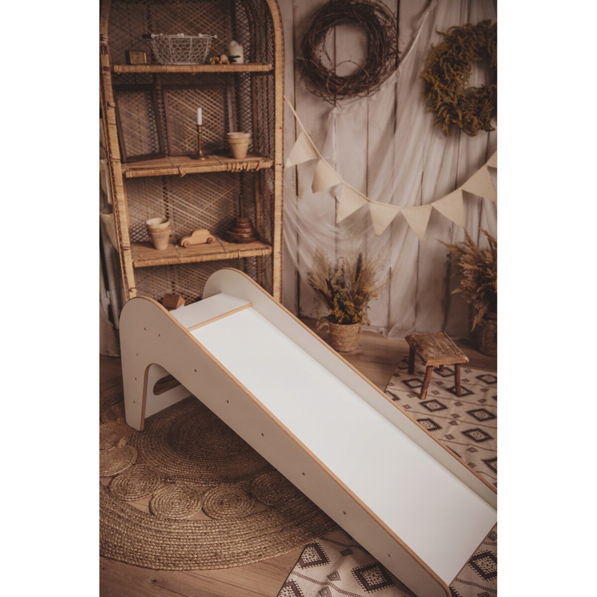 Drewniana zjeżdżalnia domowa CERTYFIKOWANA