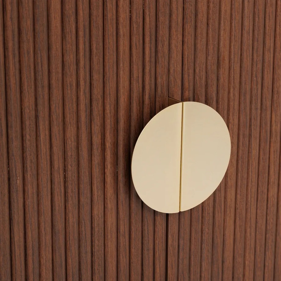 Komoda dwudrzwiowa orzechowa Wany 80x40 cm