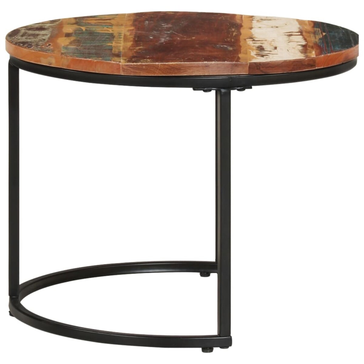 vidaXL Stoliki wsuwane pod siebie, 3 szt., lite drewno odzyskane