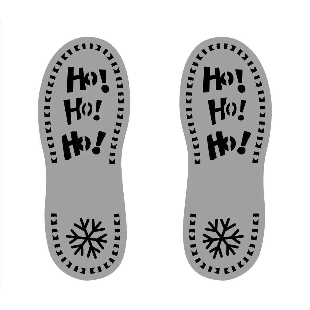 Szablon butów Mikołaja, 33 cm