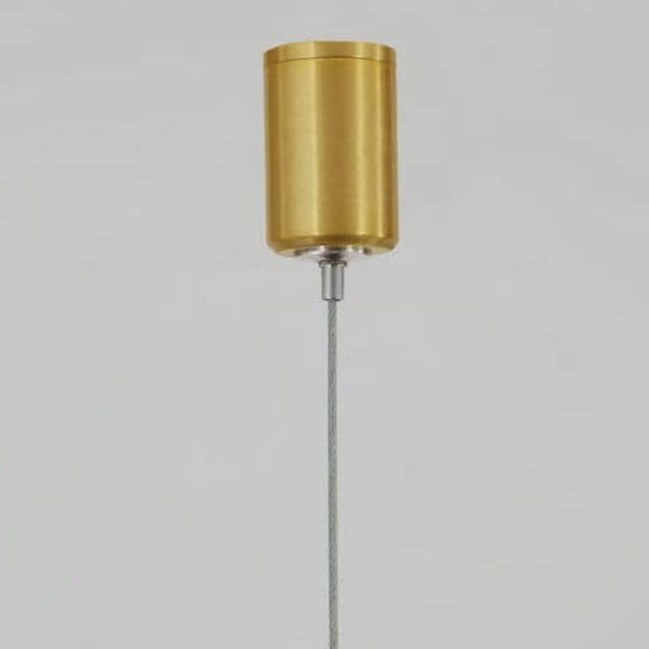 Wisząca LAMPA listwa BUGA LE41356 minimalistyczna OPRAWA zwis LED 20W 3000K tuba złota, Luces Exclusivas