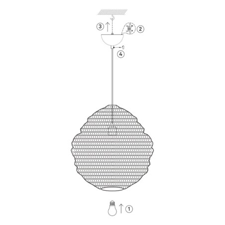 Lampa wisząca jadalniana Tazza 108772 Markslojd skandynawska czarny