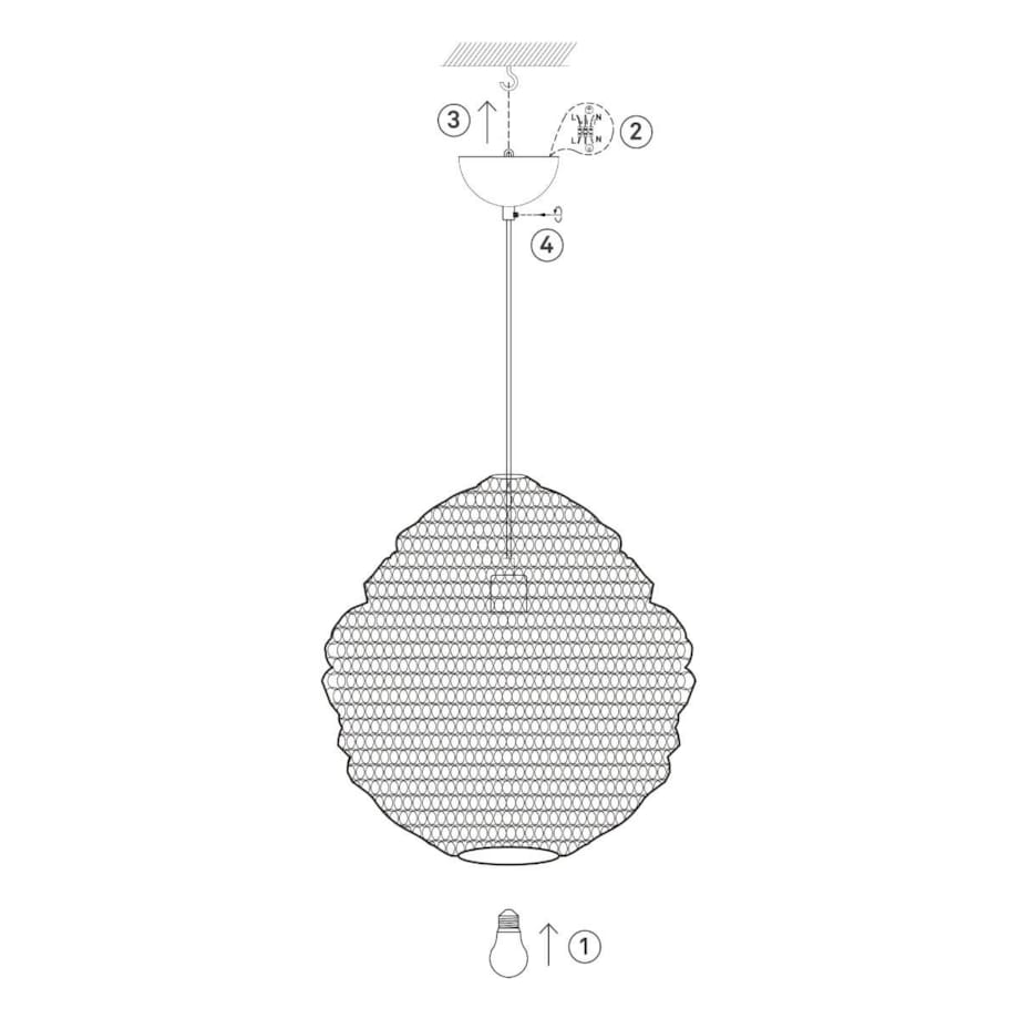 Lampa wisząca jadalniana Tazza 108772 Markslojd skandynawska czarny