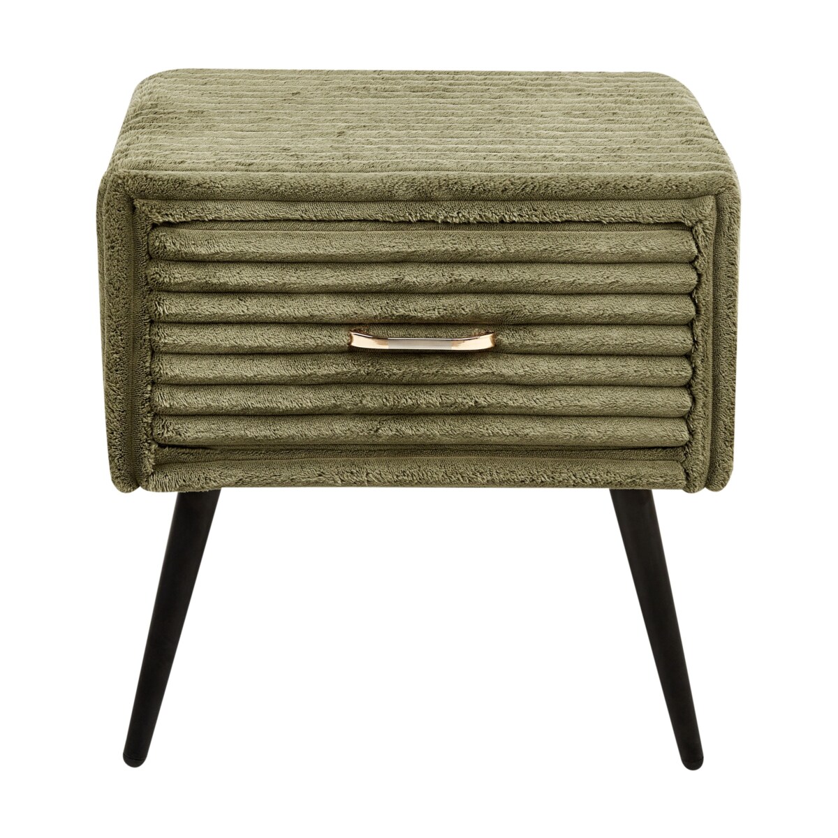 Szafka nocna FLAYAT Sztruks Zielony