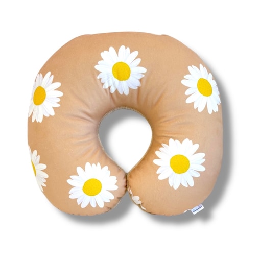 Poduszka podróżna rogal w Stokrotki