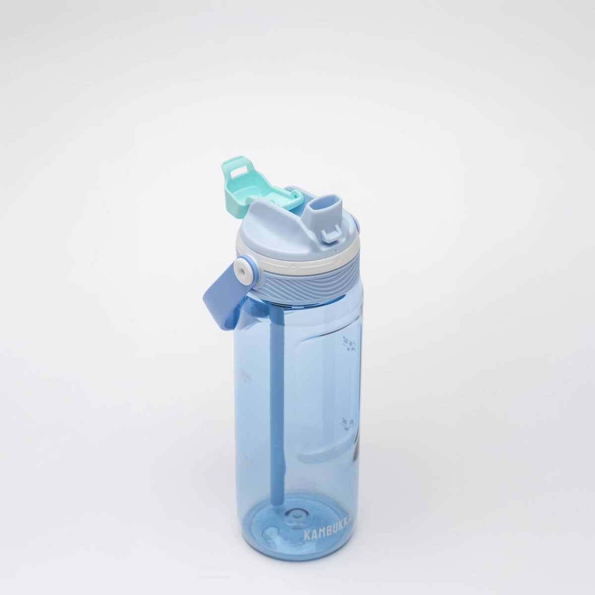 Butelka ze słomką na wodę z tritanu bidon sportowy Dupla 750ml - Sky Cloud