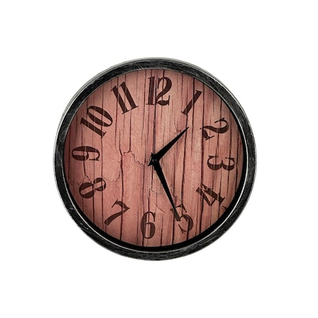 RAMSEY Zegar 25,5x3,8cm przecierane zrebro