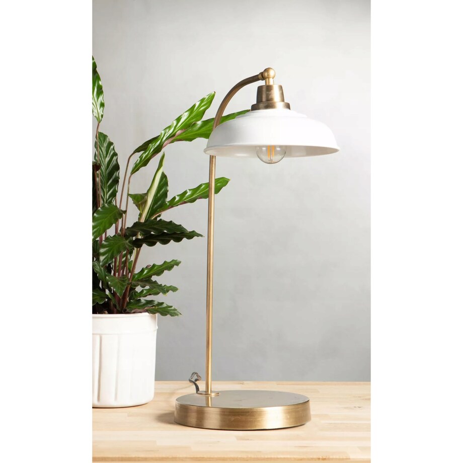 LAMPA NOCNA STOŁOWA STOJĄCA biurkowa do sypialni salonu loft duża 52cm