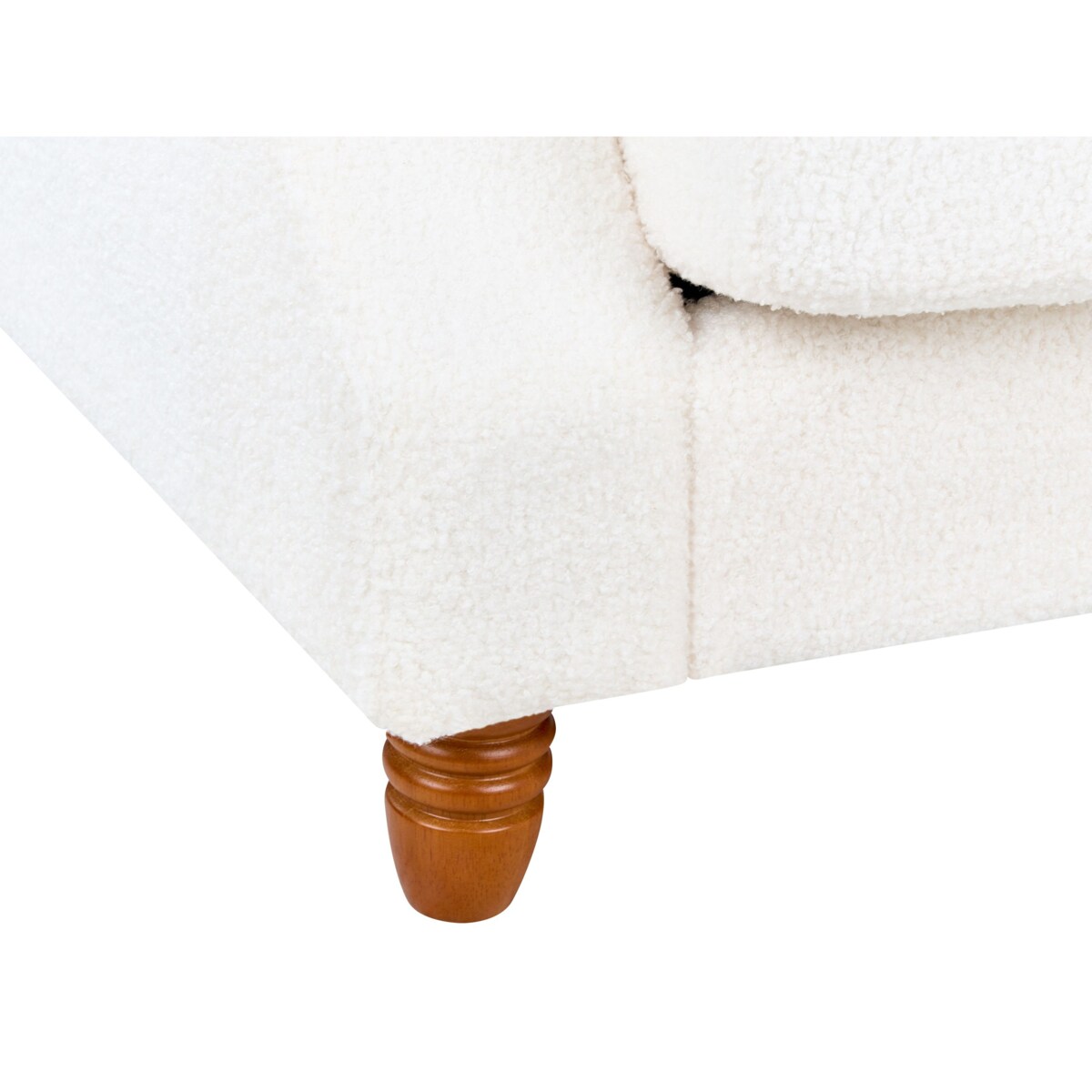 Sofa EIKE Boucle Złamana biel dla 2 osób