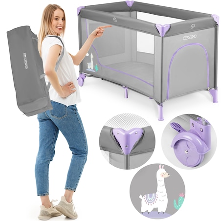 Łóżeczko turystyczne składane kojec akcesoria Ricokids