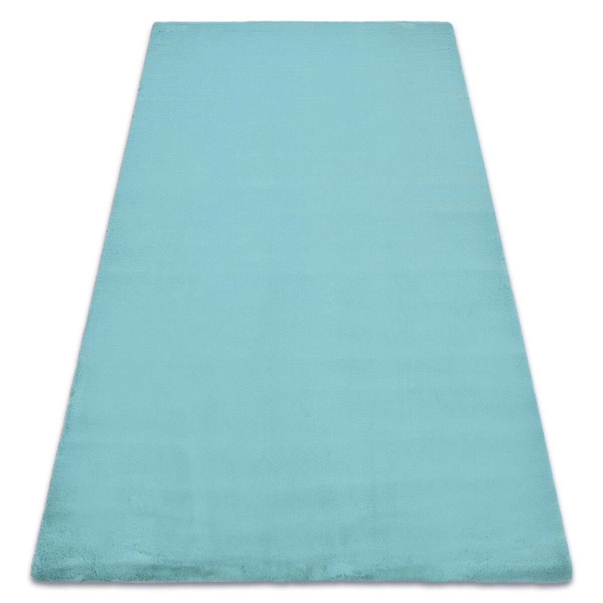 Dywan BUNNY aqua niebieski IMITACJA FUTRA 60x100 cm