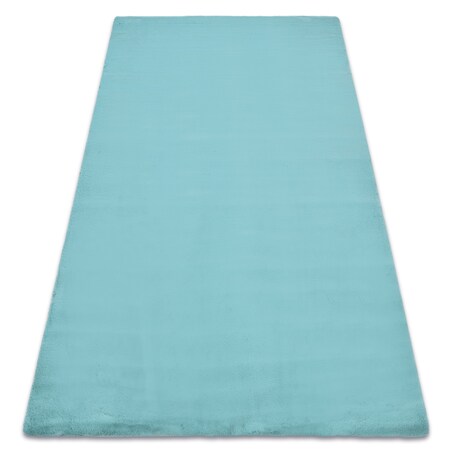 Dywan BUNNY aqua niebieski IMITACJA FUTRA 60x100 cm
