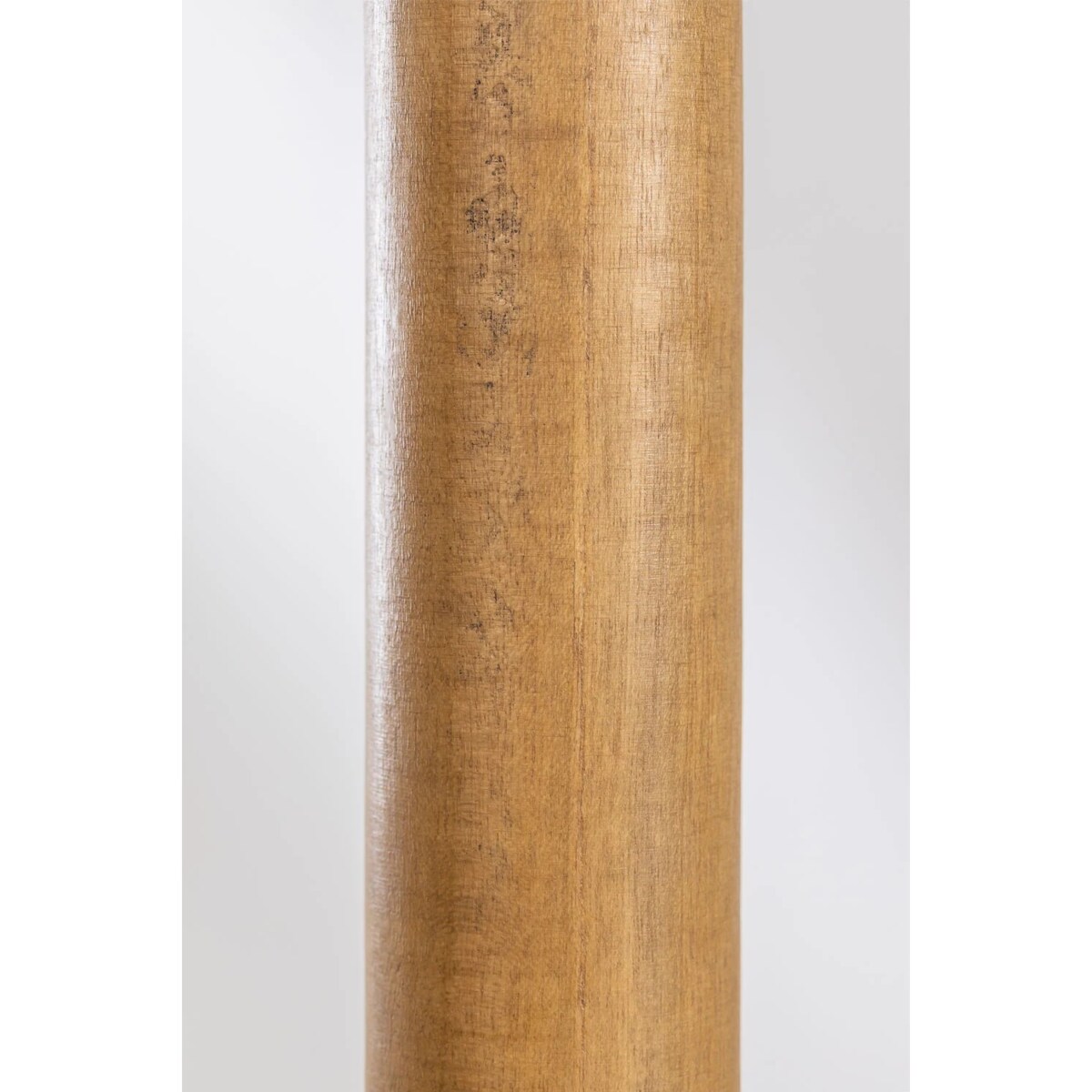 Parasol z drewna tekowego i bawełny Tongariki Ø320 cm