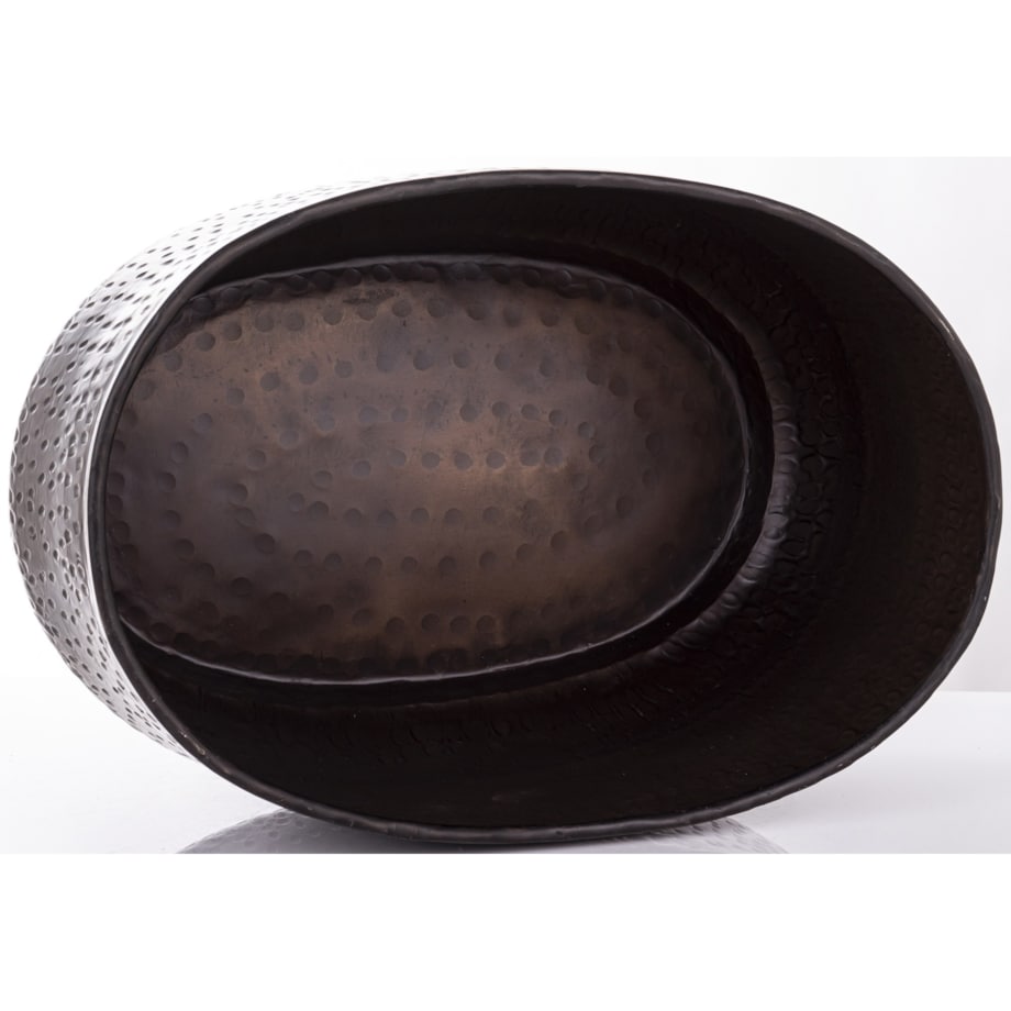 Osłonka metalowa 2 szt. 21x45x31 cm MERI złota i brązowa