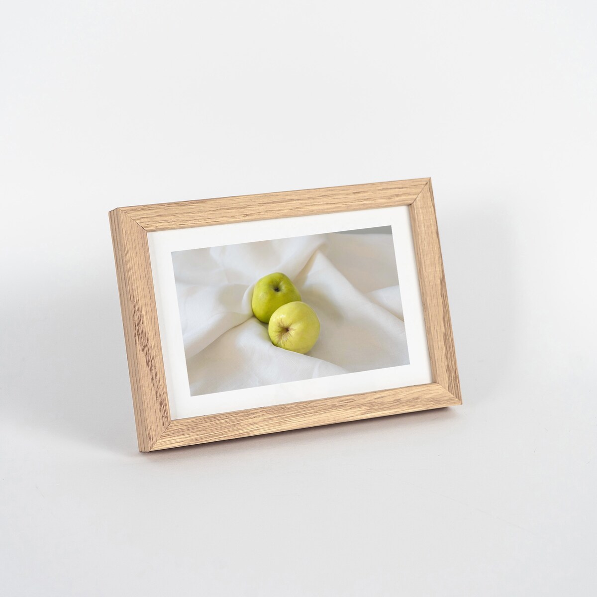 Ramka na zdjęcia 10x15 cm ramka drewniana dębowa naturalna foto ramka z litego drewna dębowego prostokątna OAK FRAMAI