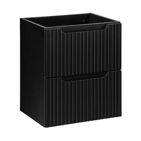 Szafka pod umywalkę NOVA BLACK 82-50-2S 50cm czarna
