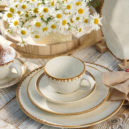 VILLA ITALIA Talerzyk deserowy śniadaniowy 21 cm ceramiczny RUSTICO