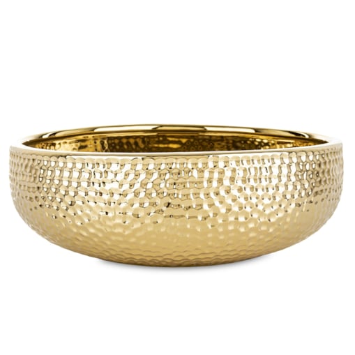 Misa ceramiczna dekoracyjna 10x Ø 30 cm KAUSSI-2 złota