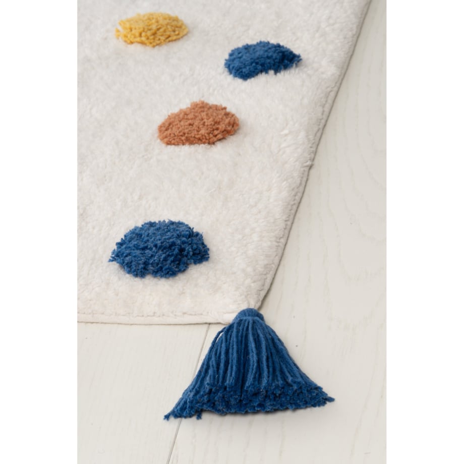 Dywan bawełniany w kropki, 70 x 120 cm