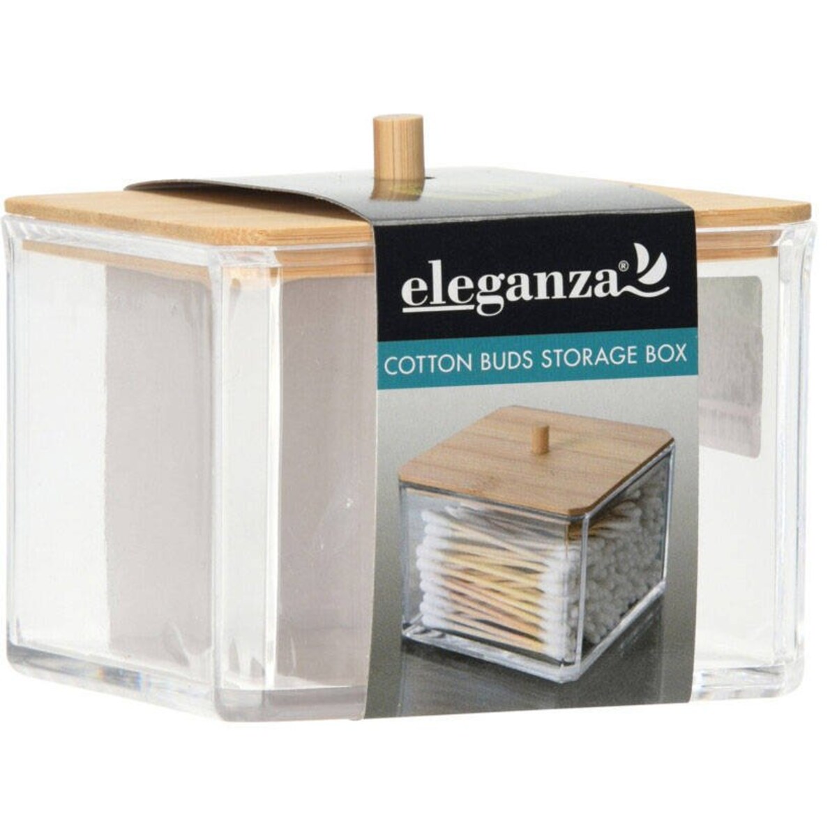 Organizer do łazienki z bambusową pokrywką