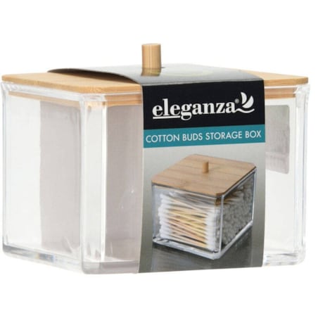 Organizer do łazienki z bambusową pokrywką