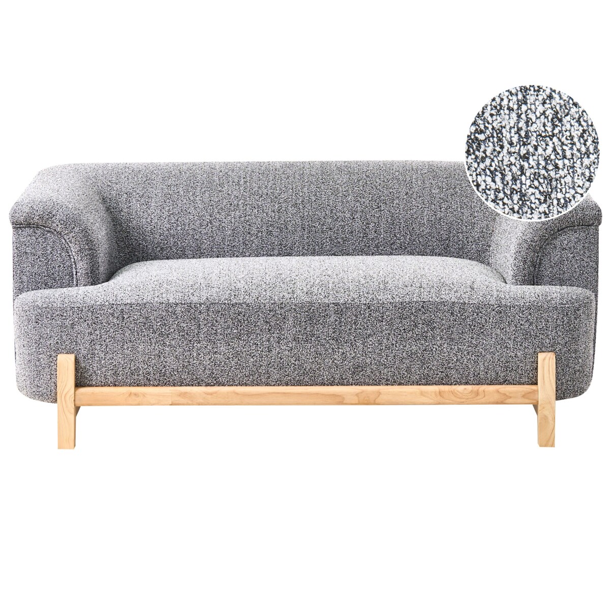 Sofa dla 2 osób ALNOR Ciemnoszary