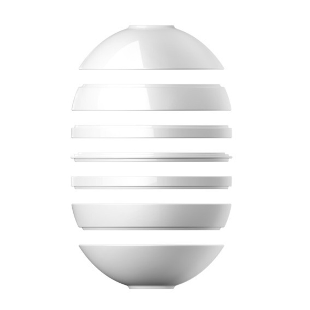 Zestaw naczyń Iconic La Boule biały, 7 el, Villeroy & Boch