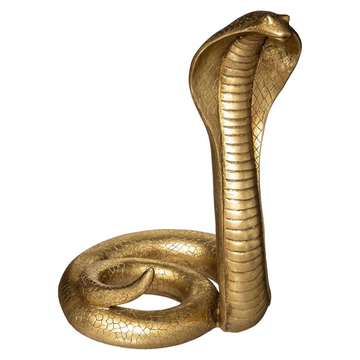 Dekoracyjna figurka z polyresinu COBRA, 36 cm