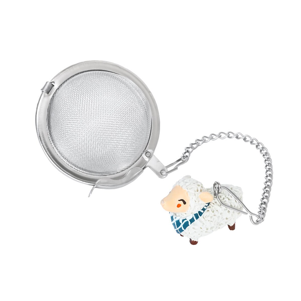 Metalowy zaparzacz owca kulka - idealny do parzenia herbaty, ziół, wielokrotnego użytku prezent upominek na walentynki dla żony dziewczyny kobiety narzeczonej