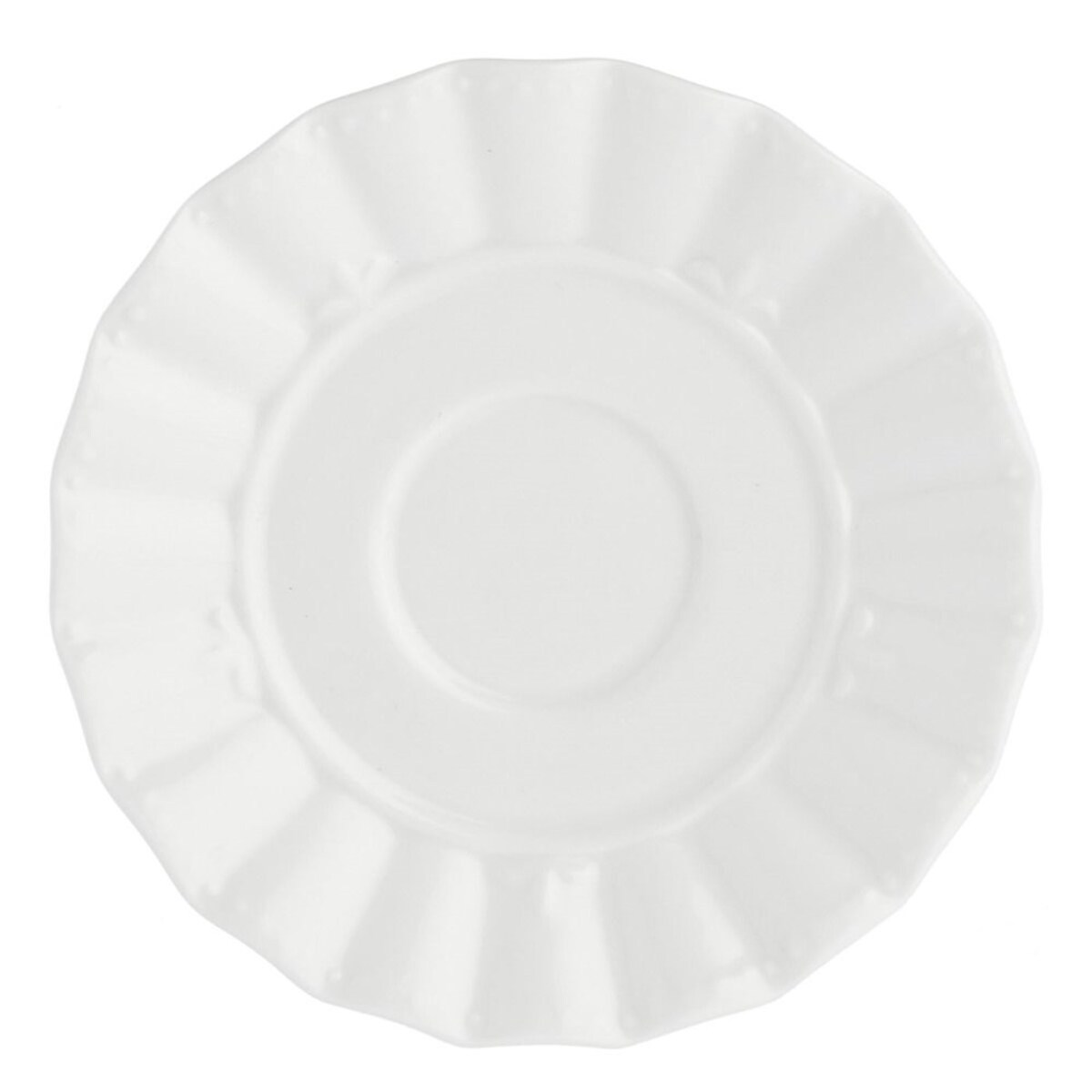 Zestaw 6 filiżanek do kawy ze spodkiem Ducale - Biały, 80 ml