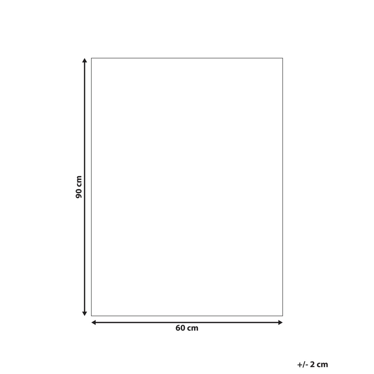 Dywanik łazienkowy GOELA Jasnobrązowy 60 x 90 cm Bawełna