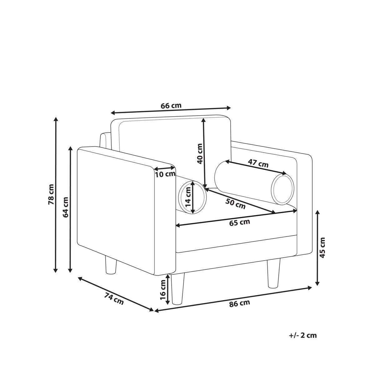 Fotel NURMO Ciemnozielony