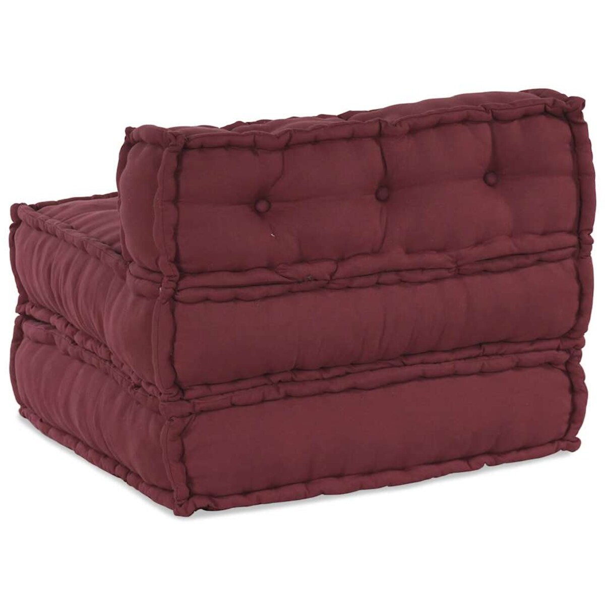 vidaXL Modułowa sofa, bordowy, 70x70x54, materiał