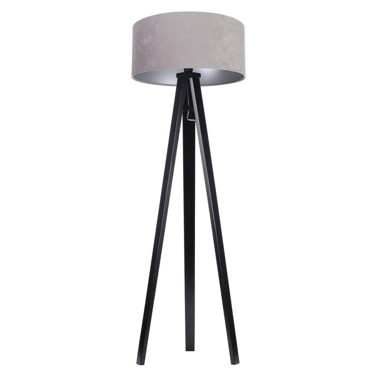 Lampa stojąca HOME 50 szara/srebrna/czarna