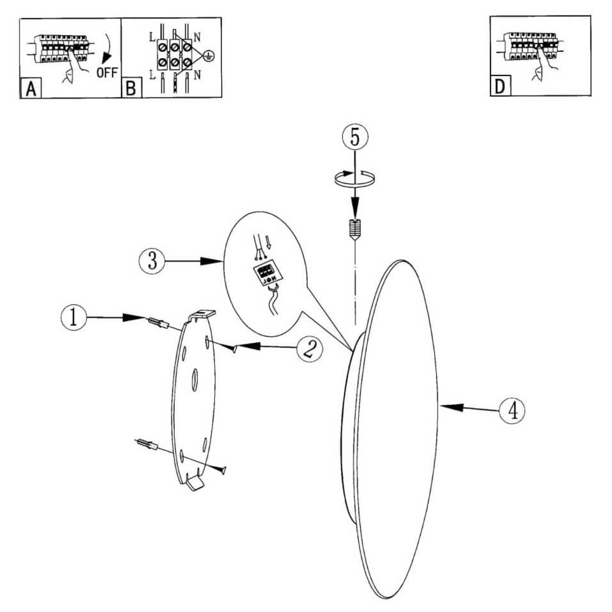 LAMPA sufitowa PLATILLO LP-8102/1C-18W GD Light Prestige metalowa OPRAWA okrągły talerz LED 18W 3000K plafon moon złoty