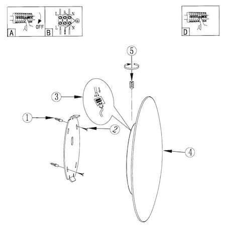 LAMPA sufitowa PLATILLO LP-8102/1C-18W GD Light Prestige metalowa OPRAWA okrągły talerz LED 18W 3000K plafon moon złoty