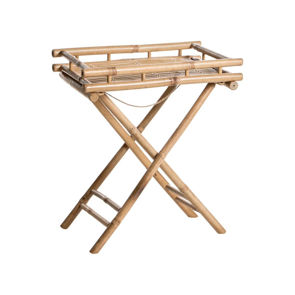 Stolik pomocniczy MISICUNI Drewno bambusowe Naturalny