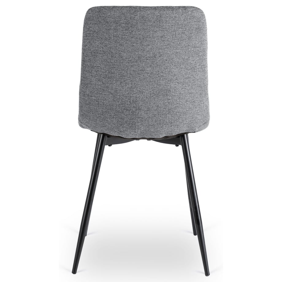 Krzesło Tapicerowane Kuchenne Do Jadalni Kuchni Salonu Loft Szare PERU 2