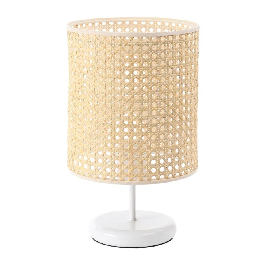 Lampa stołowa BOHO MIDI WHITE rattan naturalny